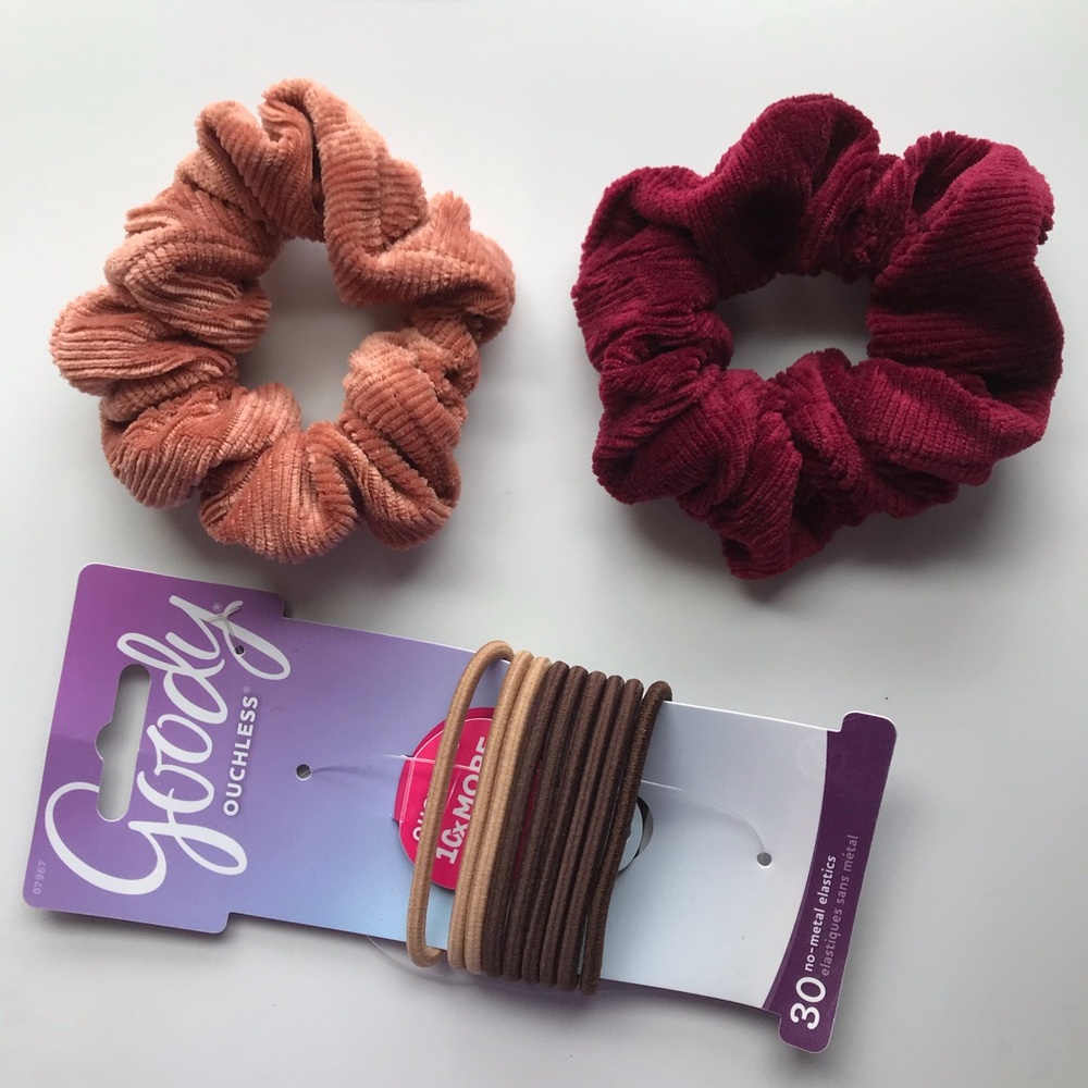Urban Outfitters Velvet Hair scrunchies Bundle